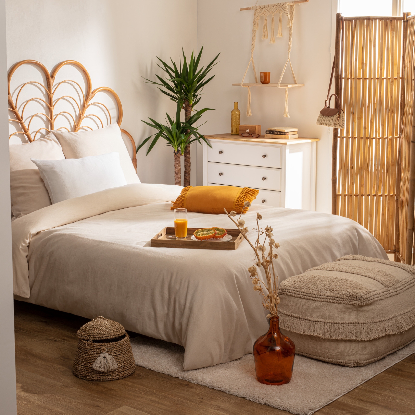 chambre aux couleurs cocooning