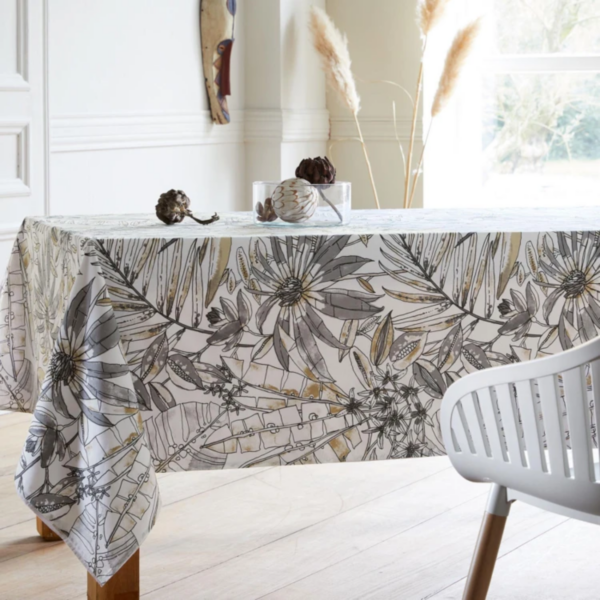 nappe enduite fleurie pour la fête des mères