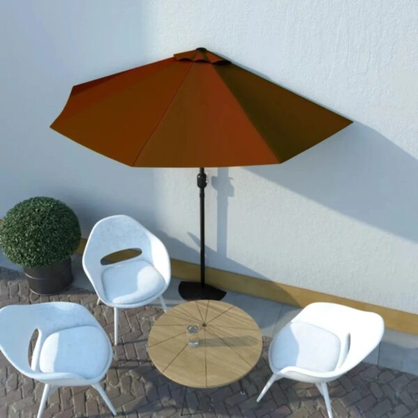 parasol contre le mur pour terrasse ou balcon