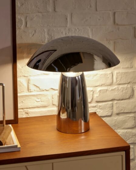 lampe chromé