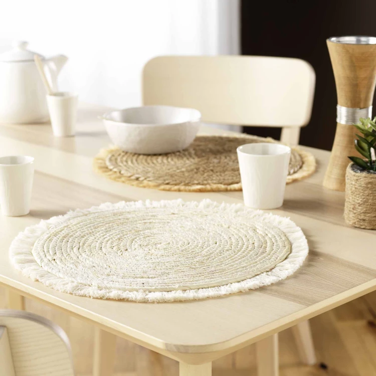 décorations de table en lin