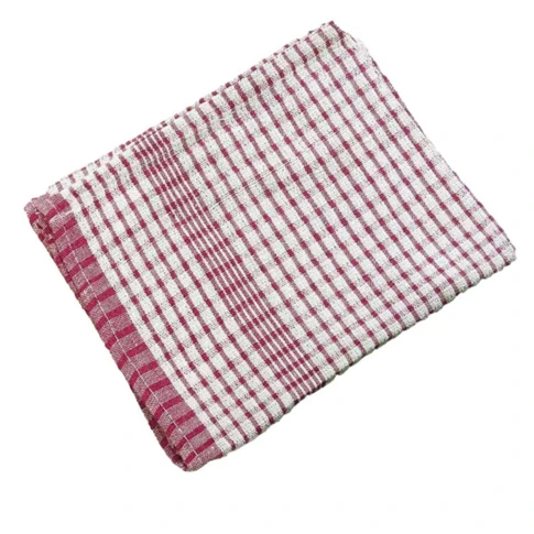 Essuie-mains en coton absorbant 40 x 60 cm Rouge