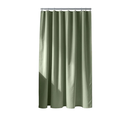 RIDEAU DE DOUCHE AVEC CROCHETS 180 x 200 CM POLYESTER UNI ESSENCIA SAUGE 180 x 200 cm SAUGE