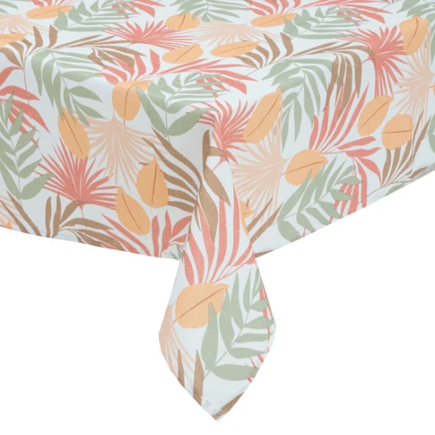 nappe rectangle à motifs exotiques