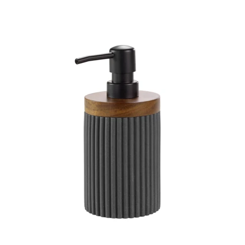 distributeur de savon gris