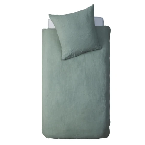 parure de lit vert