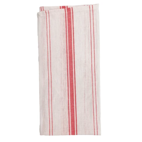 Torchon essuie-vaisselle en lin et coton absorbant et résistant 40 x 60 cm Rose
