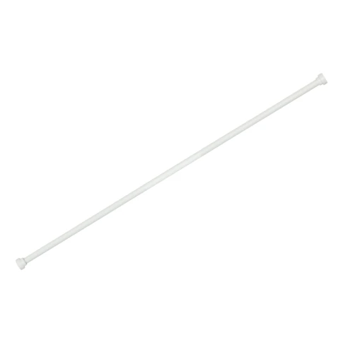 Kit tringle à rideaux extensible avec embout disque en métal