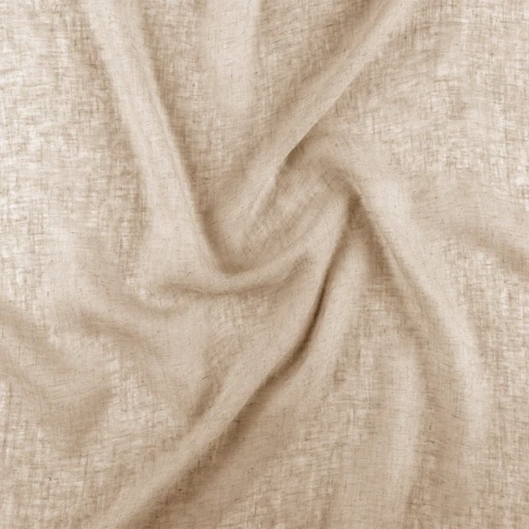 Tissu  plombé voile gaze poly-lin
