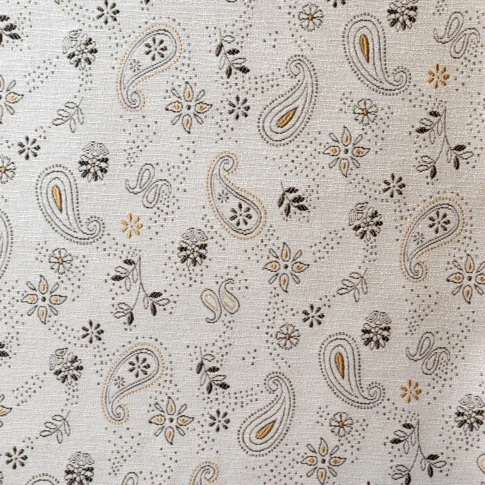 Tissu d’ameublement jacquard en polycoton