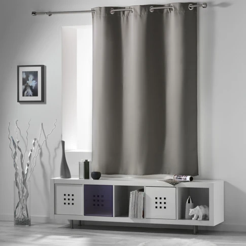 Rideau occultant 'Radiateur' petite hauteur perle