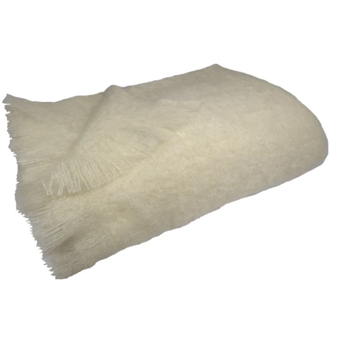 Plaid Mohair 350g/m2 ecru
