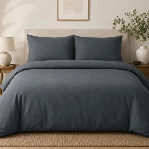 Housse de couette percale 240 x 220 cm unie