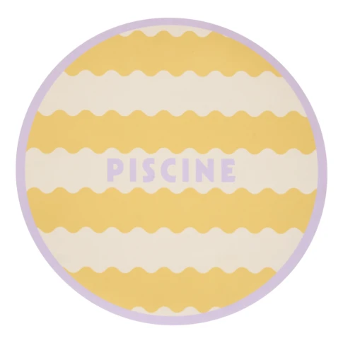 Set de table rond piscine