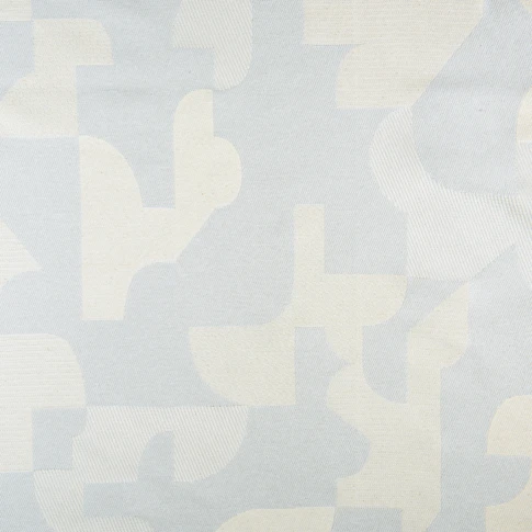 Geometrisch texturierter Retro-Jacquardstoff pro Meter