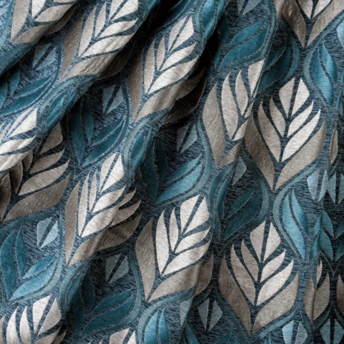 Tissu motif art déco effet velours