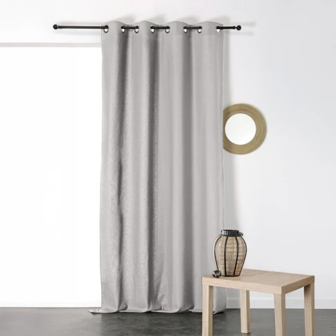Rideau en Coton et Lin Uni XXL