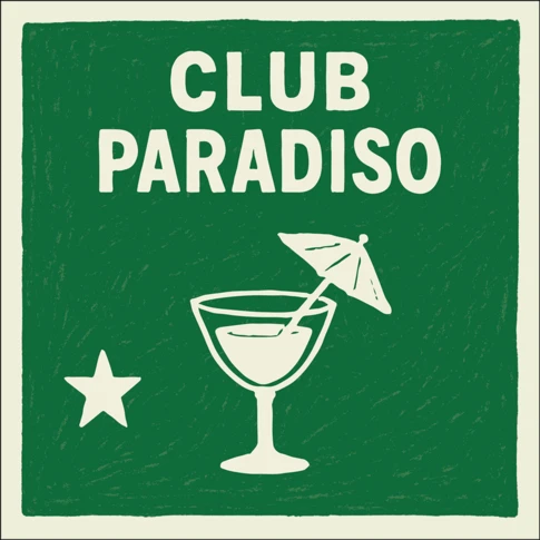 Lot de 20 serviettes papier club paradiso