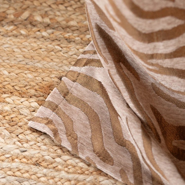 Vorhang Zebra Chenille-Stoff