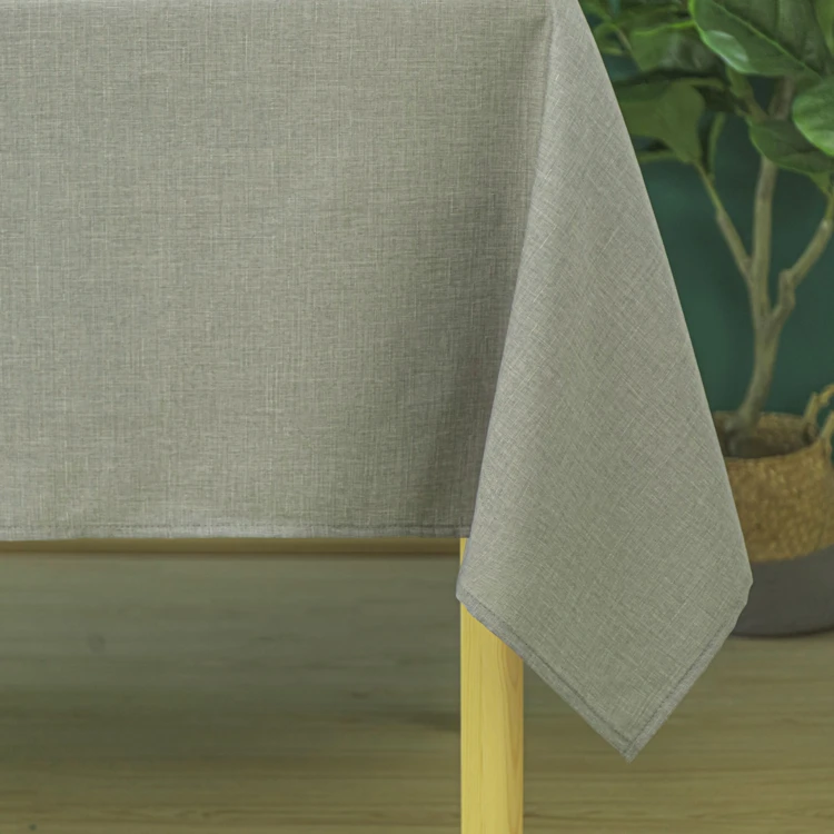 Toalha de mesa resistente a vincos e a nódoas com efeito mosqueado
