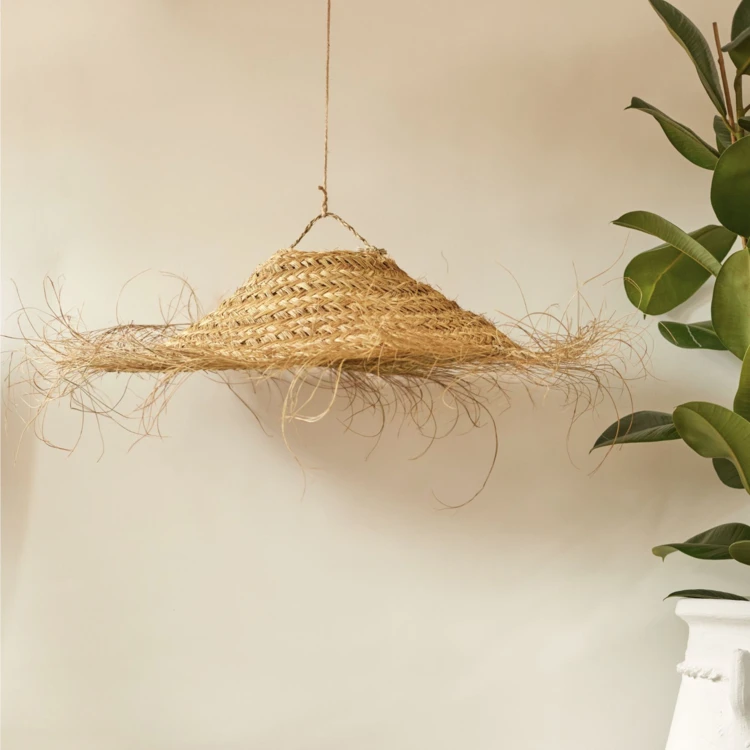 Schirmschirm Sonnenschirm Doum Palmfaser