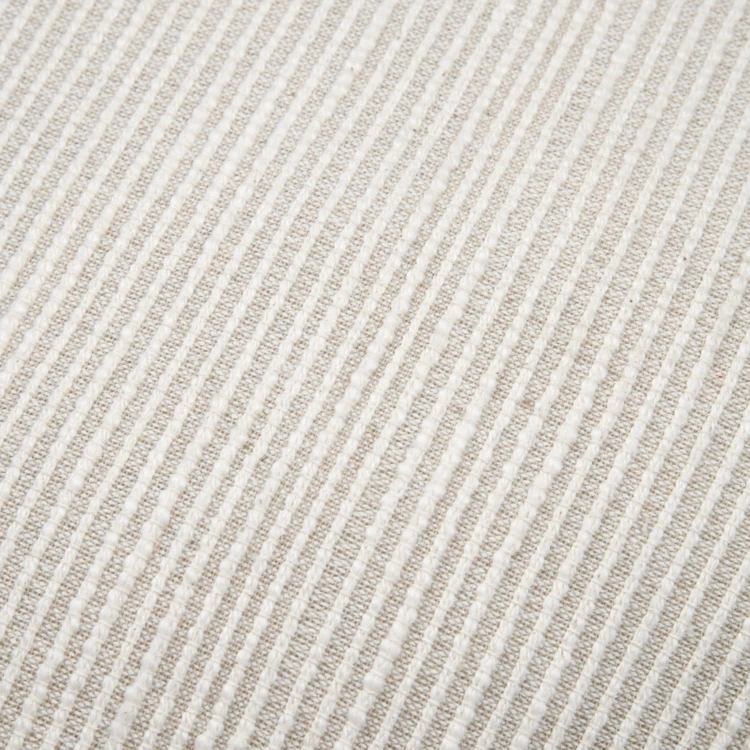 Coussin cœur rayures poly-coton