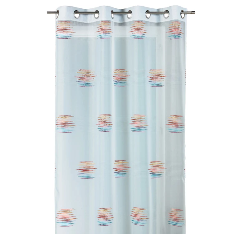 Jacquard-Vorhang mit grafischen Mustern