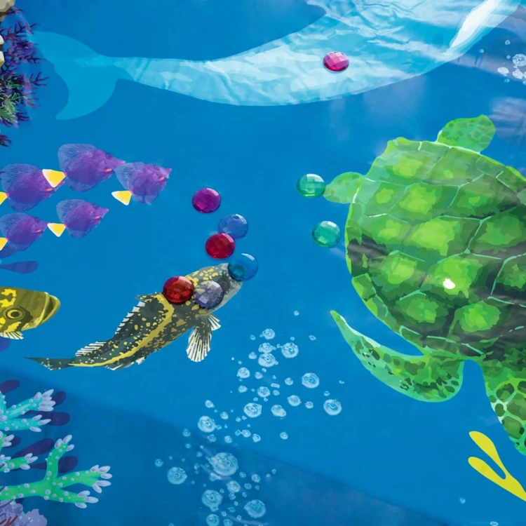 Piscine gonflable enfant immersive et accessoires