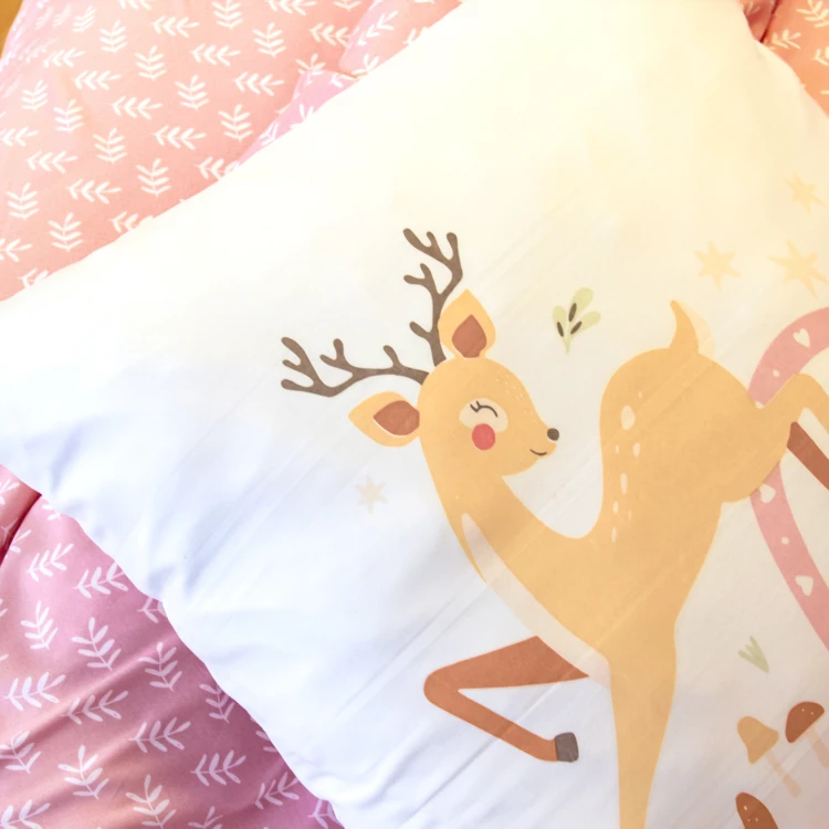Parure de lit enfant biche forêt