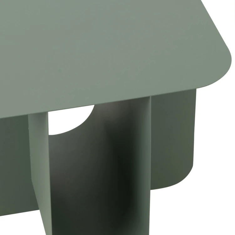 Moderner Design-Couchtisch aus Metall