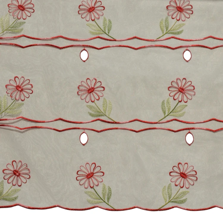 Modulable brodé à motifs fleuris
