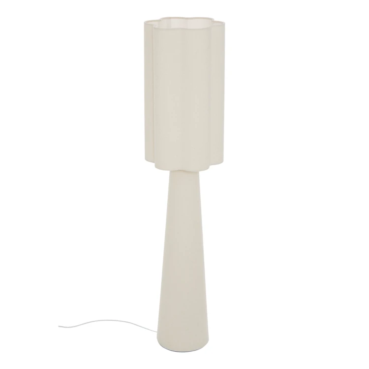 Candeeiro de pé de design em aço e betão