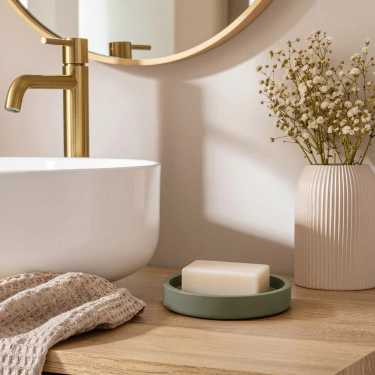 Seifenhalter für das Badezimmer aus Polyresin
