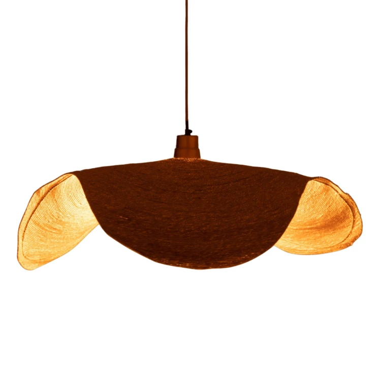 Hanglamp van natuurlijk riet