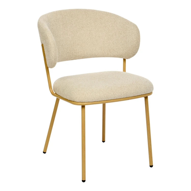 Lot de 2 fauteuils de table en chenille