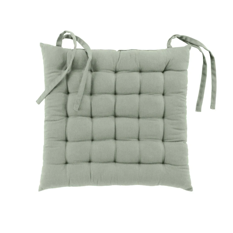Gesteppte Sitzfläche aus Baumwolle und recyceltem Polyester