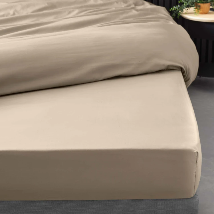 Drap Housse Uni 100% Percale de Coton ORIGINE