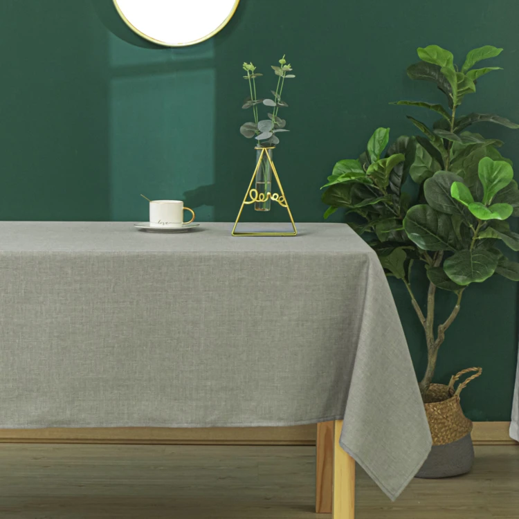 Toalha de mesa resistente a vincos e a nódoas com efeito mosqueado