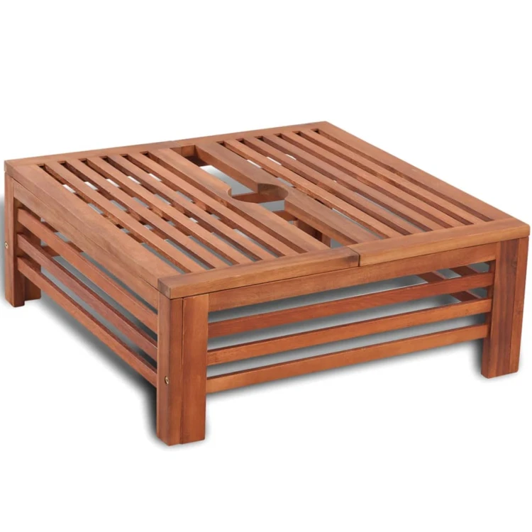 Cache pied de parasol en bois