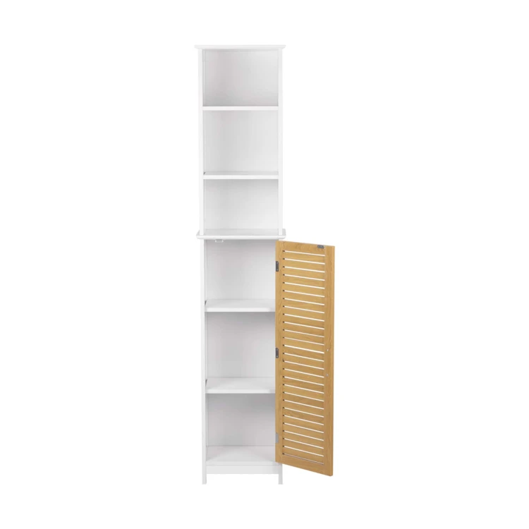 Badezimmerschrank mit Lamellentür und Stauraum