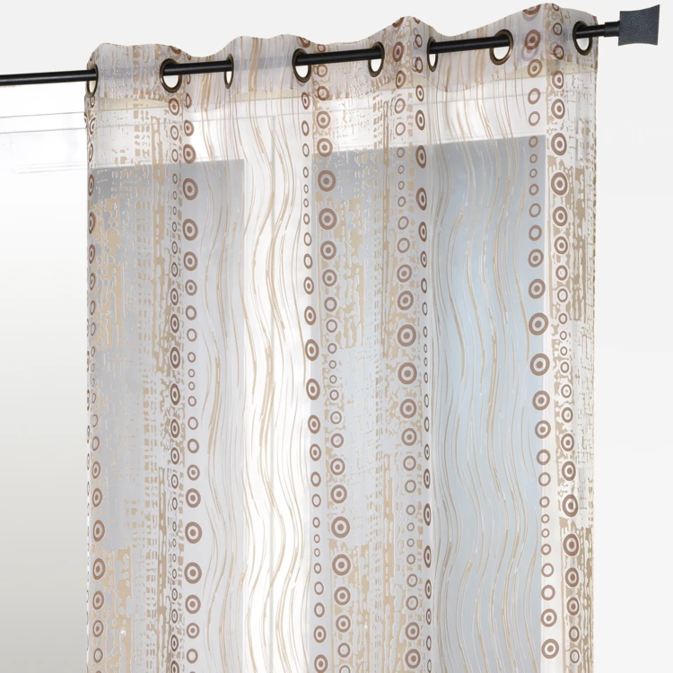 Rideau organza all over motifs fantaisies