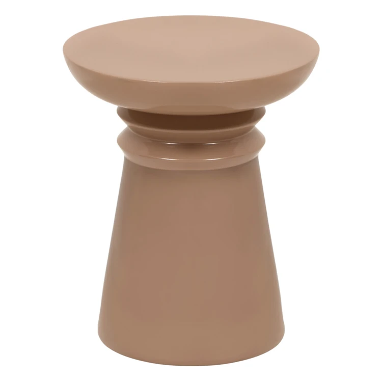 Table d'appoint totem en métal