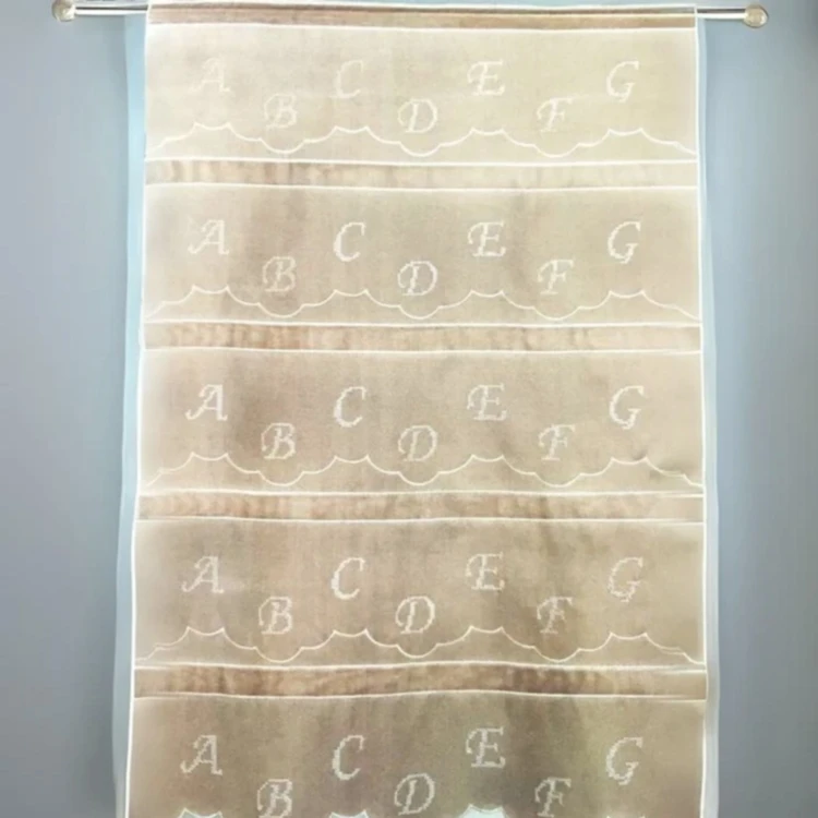 Modulable brodé lettres abécédaire