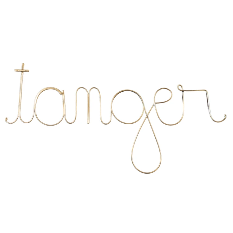 Mot  fil de laiton "TANGER"