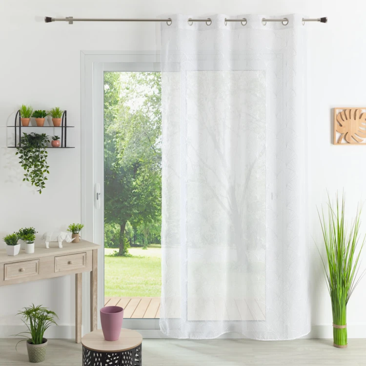 Cortinas bordadas Art Deco
