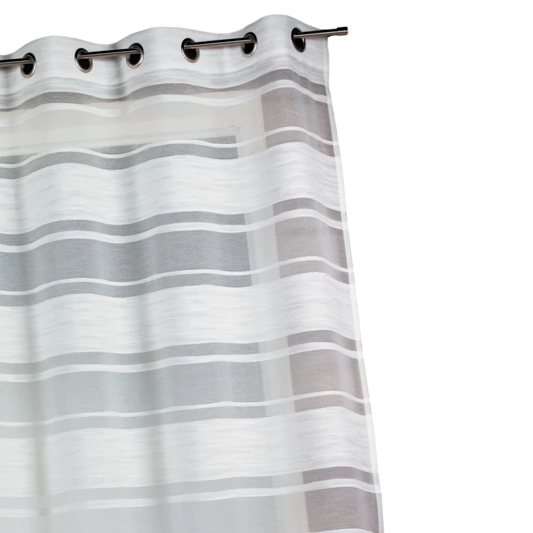 Jacquard-Vorhang mit horizontalen Streifen