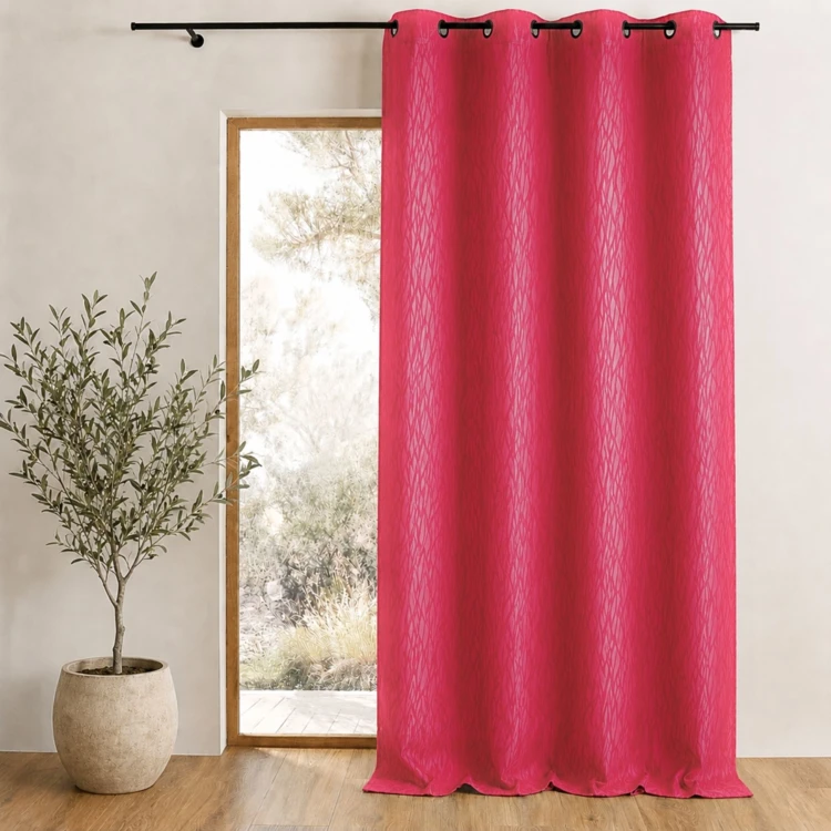 Cortina difusora de jacquard estampado