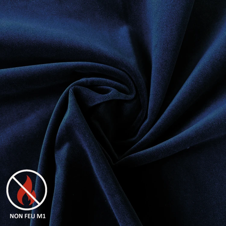 Rideau Ignifugé  M1 en velours premium