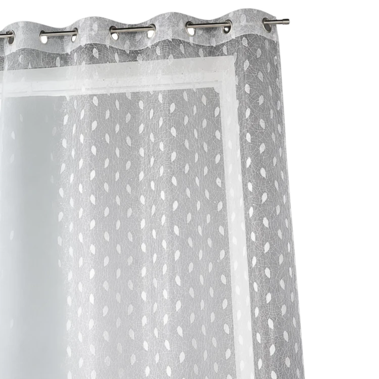 Voile de organza bordado com estampados de fantasia