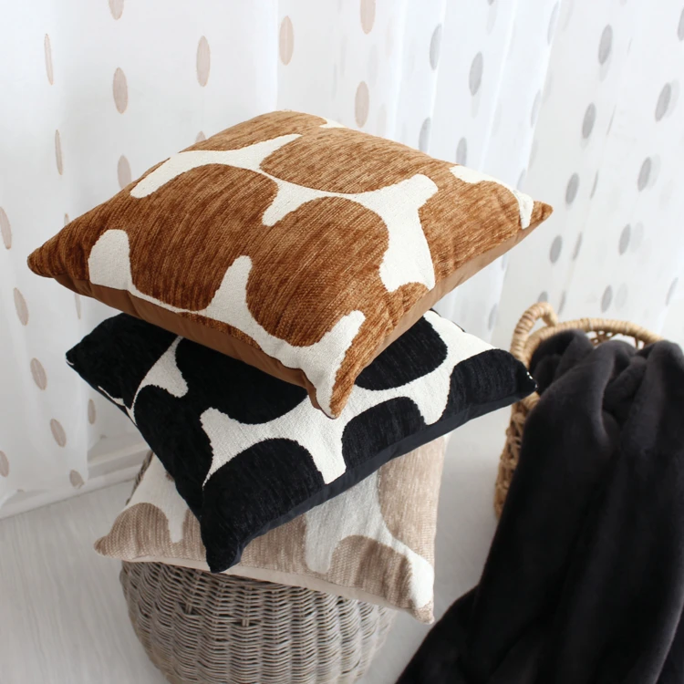 Cuscino decorativo moderno in jacquard sfoderabile